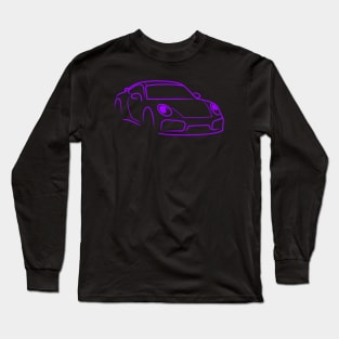 911 car sport racing race ungu Long Sleeve T-Shirt